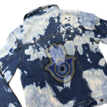 Load image into Gallery viewer, After Dark in Israel Bleached Out Denim Jacket