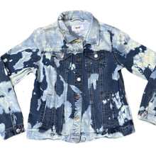 Load image into Gallery viewer, After Dark in Israel Bleached Out Denim Jacket