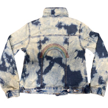 Load image into Gallery viewer, After Dark Bleached Out Denim Jacket - Bolts and Rainbow