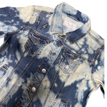 Load image into Gallery viewer, After Dark Bleached Out Denim Jacket - Bolts and Rainbow