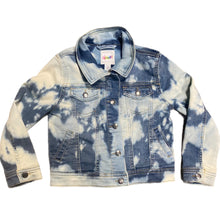Load image into Gallery viewer, Graphic Bleached Out Denim Jacket