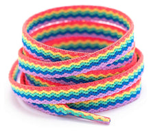 Load image into Gallery viewer, Rainbow Hoodie Laces (multiple patterns)