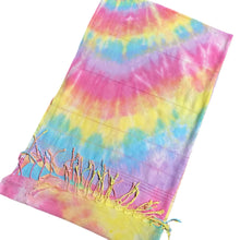 Load image into Gallery viewer, Lily Swirl Turkish Cotton Beach Blanket