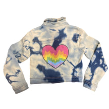 Load image into Gallery viewer, Graphic Bleached Out Denim Jacket