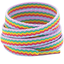 Load image into Gallery viewer, Rainbow Hoodie Laces (multiple patterns)