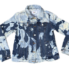 Load image into Gallery viewer, After Dark in Israel Bleached Out Denim Jacket

