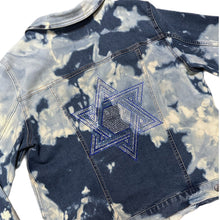 Load image into Gallery viewer, After Dark in Israel Bleached Out Denim Jacket
