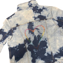 Load image into Gallery viewer, After Dark Bleached Out Denim Jacket
